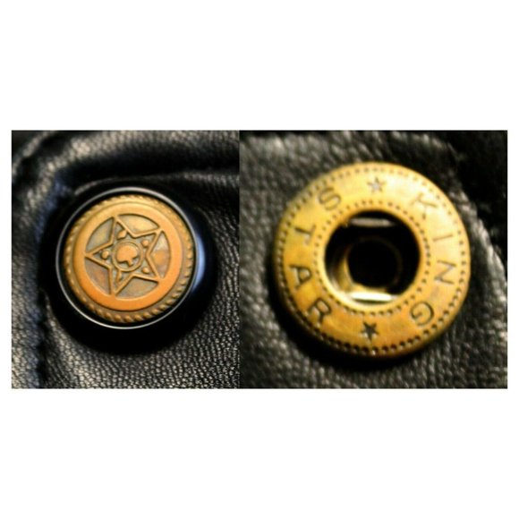 Dimensions New York Black Leather Coat Jacket Buttery Soft Faux Fur Zipper Linin - Picture 2 of 12